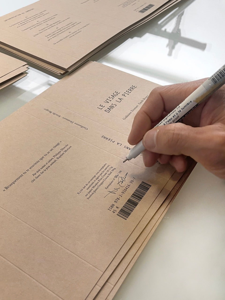 Le visage dans la pierre (tirage limité, signé)